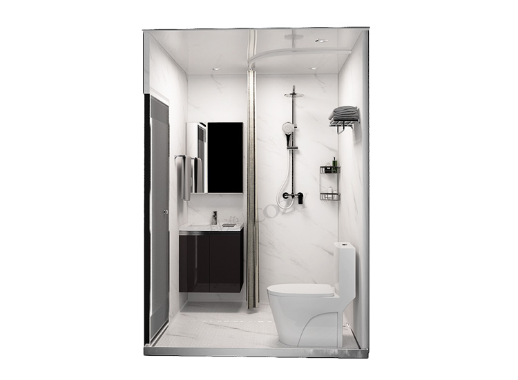 Remarkable quality ready made bathroom door toilet modular bathroom units (BUJ1616)