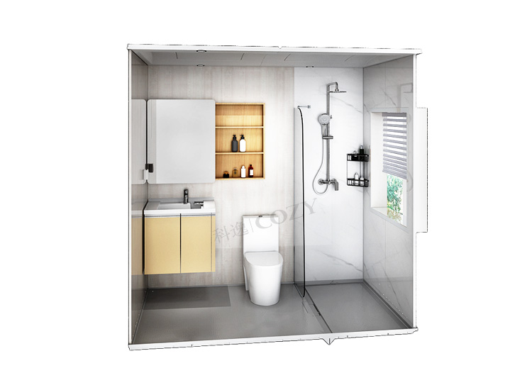 Wholesale modular bathroom prefab bathroom unit (BUJ1424)