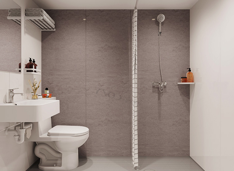 SMC waterproof flat pack unit bathroom prefab bathroom pod for apartment (BUL1020)