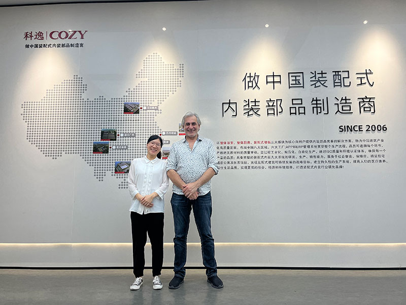 Australian customers came to visit COZY Wuhu factory