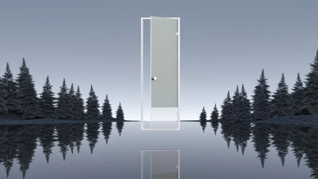 Simple and extraordinary, great "door" way, interpretation of quality bathroom life