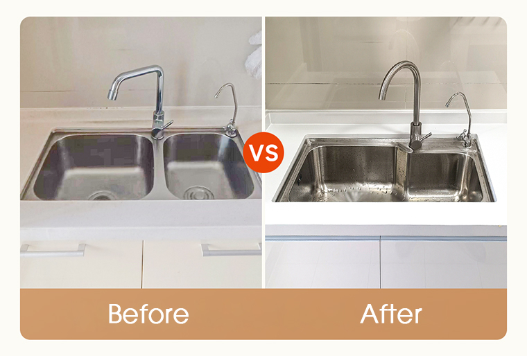 Case sharing | Kitchen before vs after