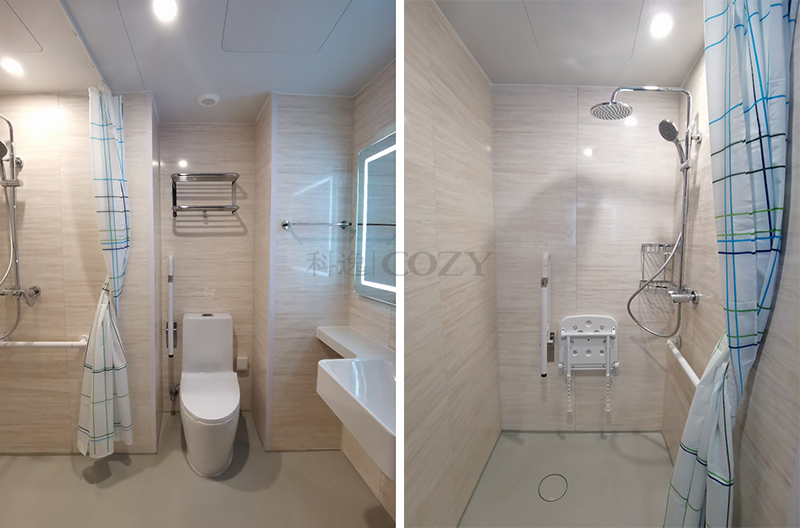 Aging prefab bathroom unit case sharing