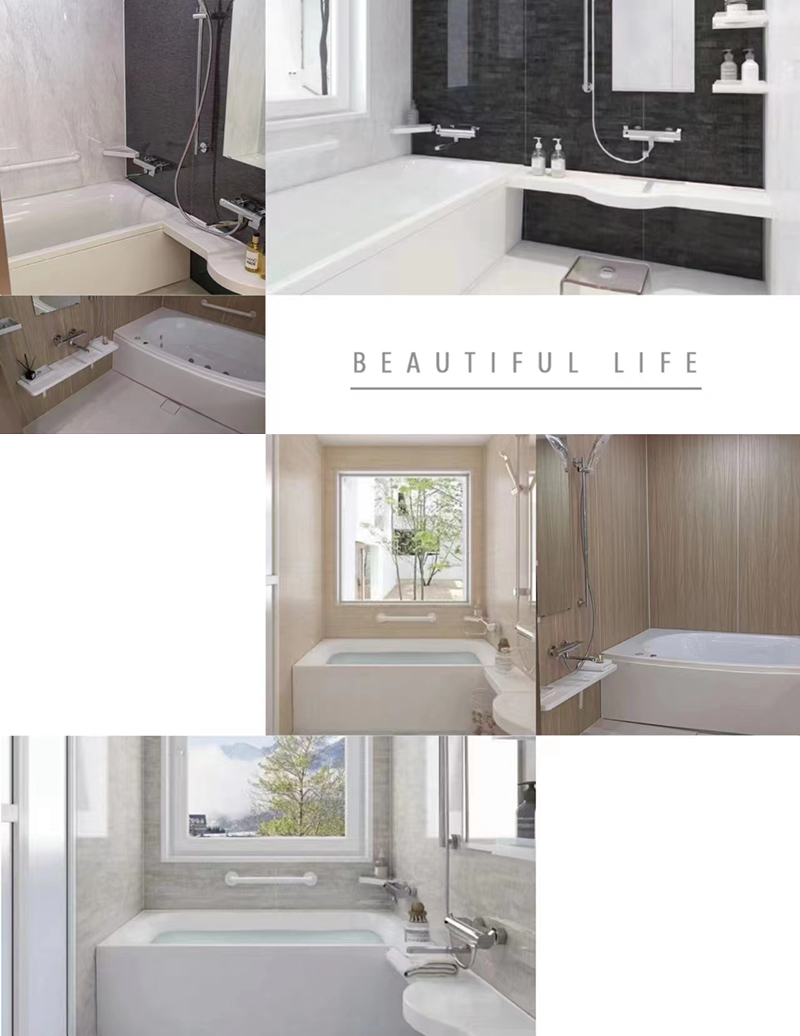 Case sharing - Japanese style prefab bathroom units