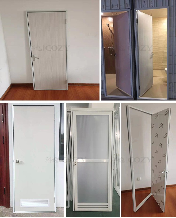 Cost-effective bathroom doors for houses interior toilet door best sale decorative standard size chinese factory