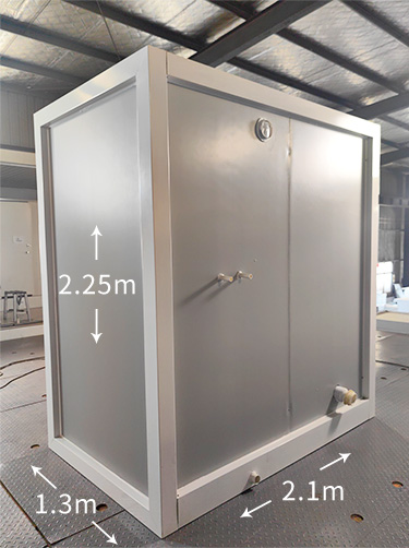 Multifunction double door portable toilet stable movable toilet outdoor use