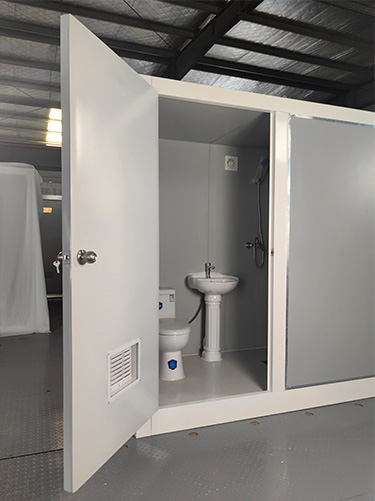 Multifunction double door portable toilet stable movable toilet outdoor use