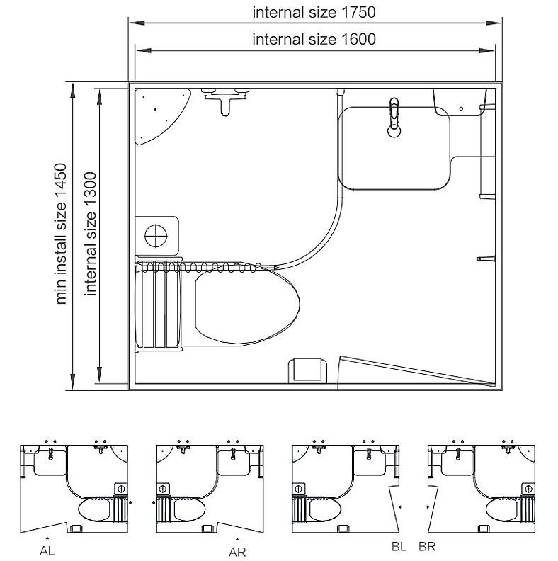 New product modular bathroom prefabricated bathroom units for hotels