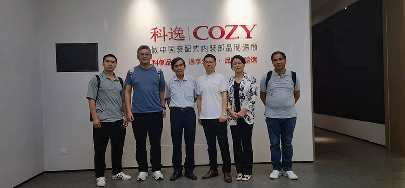 Taiwan customers visit COZY Wuhu factory