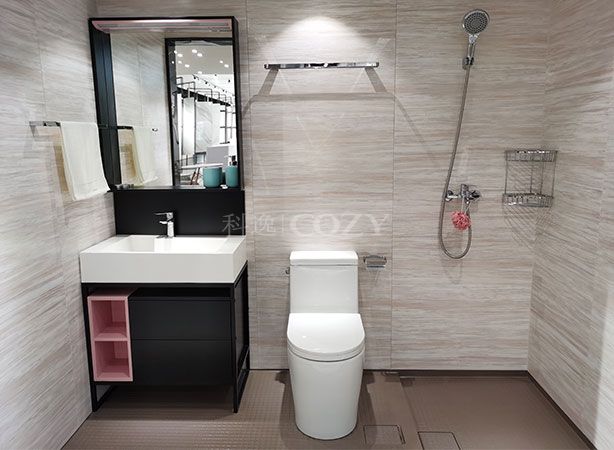 Good quality marine toilet and shower units prefab bathroom pod(BUE1224)