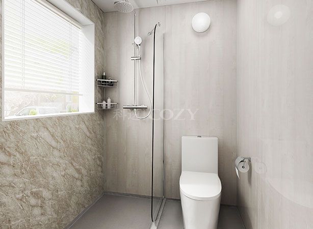 Modern style bathroom prefab modular all in one bathroom pod(BUH1416)