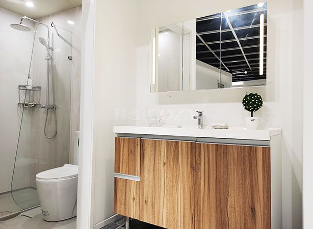 Modern style bathroom prefab modular all in one bathroom pod(BUH1416)
