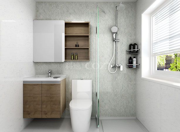 Factory direct sale fast installation bathroom units prefabricated all in one bathroom pods (BUJ1620)