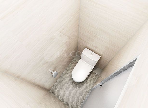 Small size prefabricated bathroom pods modular bathroom units with toilet (BUJ0812-toilet)