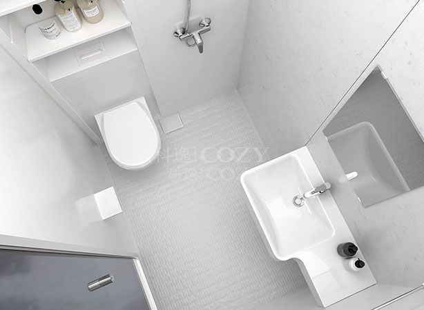 All In one bathroom units(BUA1017-Jazz White)