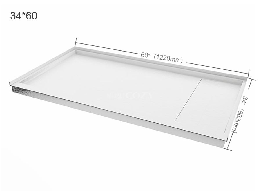 UPC lightweight durable shower base shower tray shower enclosure 3460 for the US