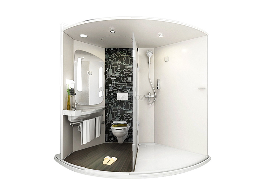 Prefabricated bathroom unit all In one bathroom units(BUL1720-yihe)