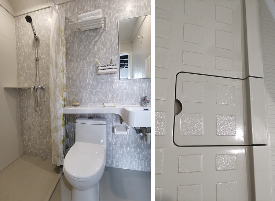 Hot sale bathroom pod hotel ready to install prefab bathroom portable bathroom unit (BUL1420)