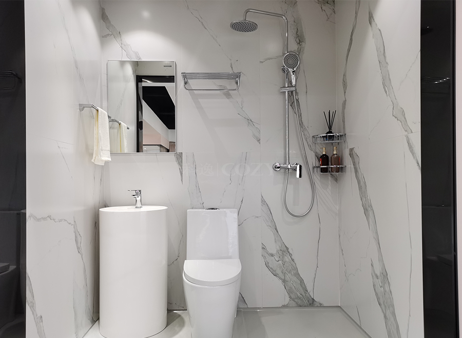 Waterproof prefab complete shower units bathroom and bathroom unit (BUL1218)