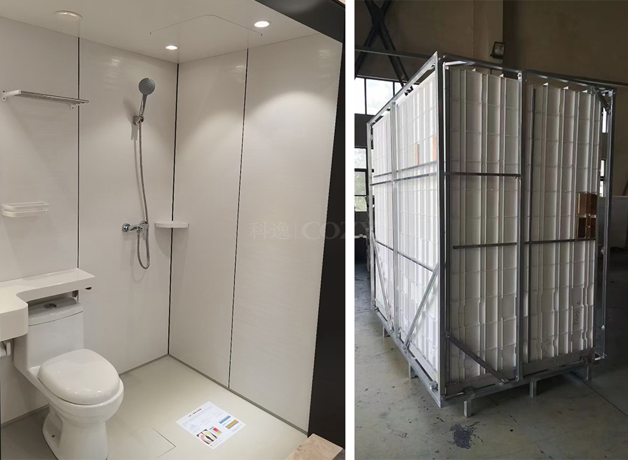 High-quality prefabricated modular bathrooms ready made marine bathroom pods(BUL1616)