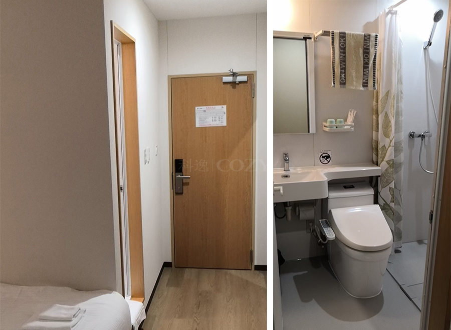 High-end prefab modular bathroom all in one bathroom units (BUL1616)