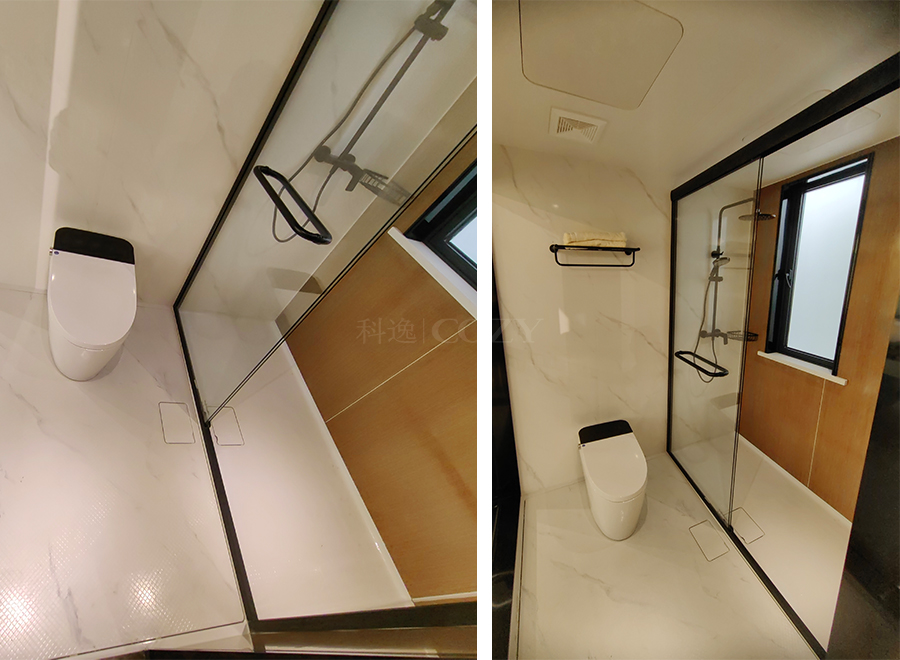 Fashion waterproof all in one bathroom pod japan bathroom pods prefabricated(BUH1620)
