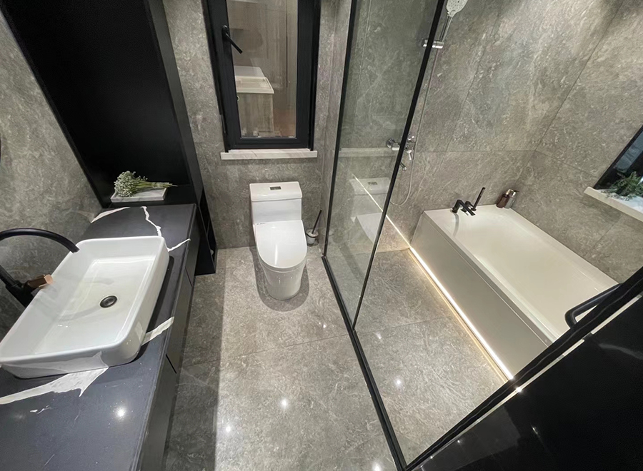 Japanese style showers bathroom ready made bathroom pod(BUH1620)