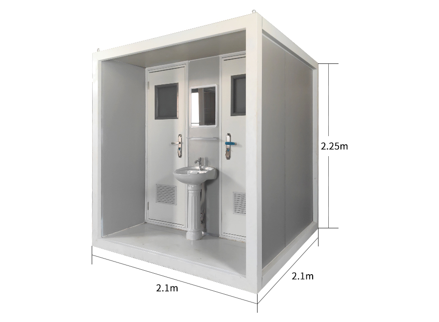 Factory mobile bathroom park public WC custom portable toilet outdoor toilets for sale